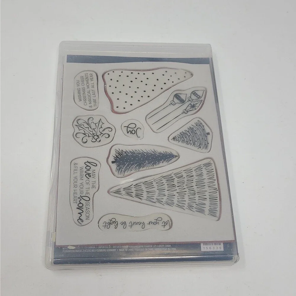 WHIMSICAL TREES Stamp Set CHRISTMAS TREES Dies Stampin Up Love Home Heart